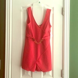 NWT Adorable NYC Coral Romper/jumpsuit